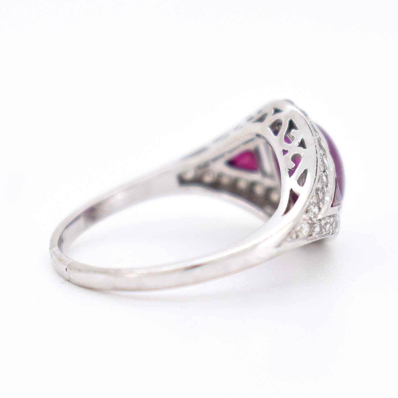 Bague Vintage Rubis et Diamants