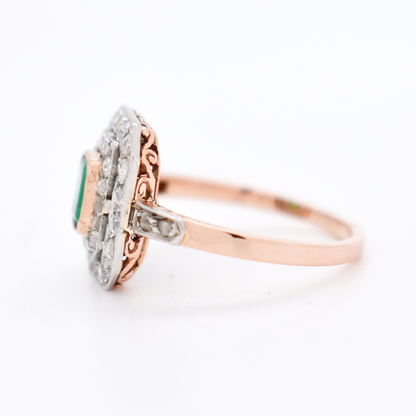 Bague Émeraude et Diamants pour femme 2