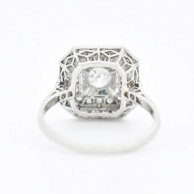 bague de fiançailles art déco diamants 3