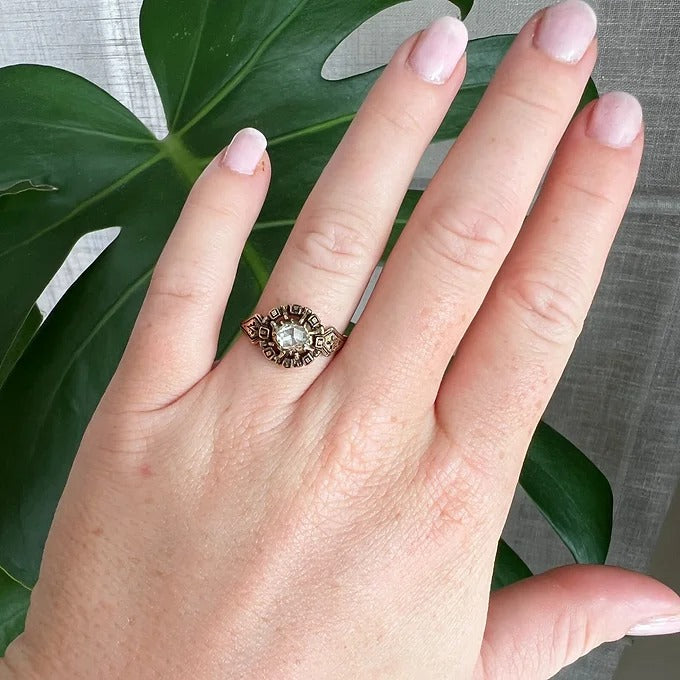 renaissance gold diamond ring