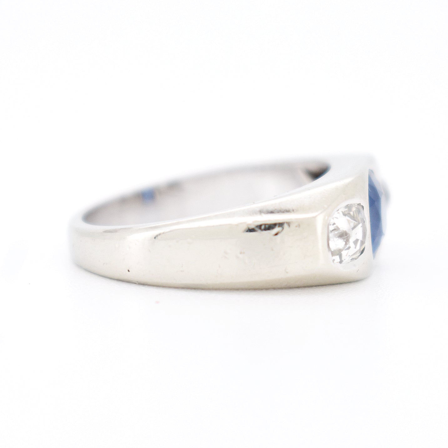 bague saphir diamants cote 2