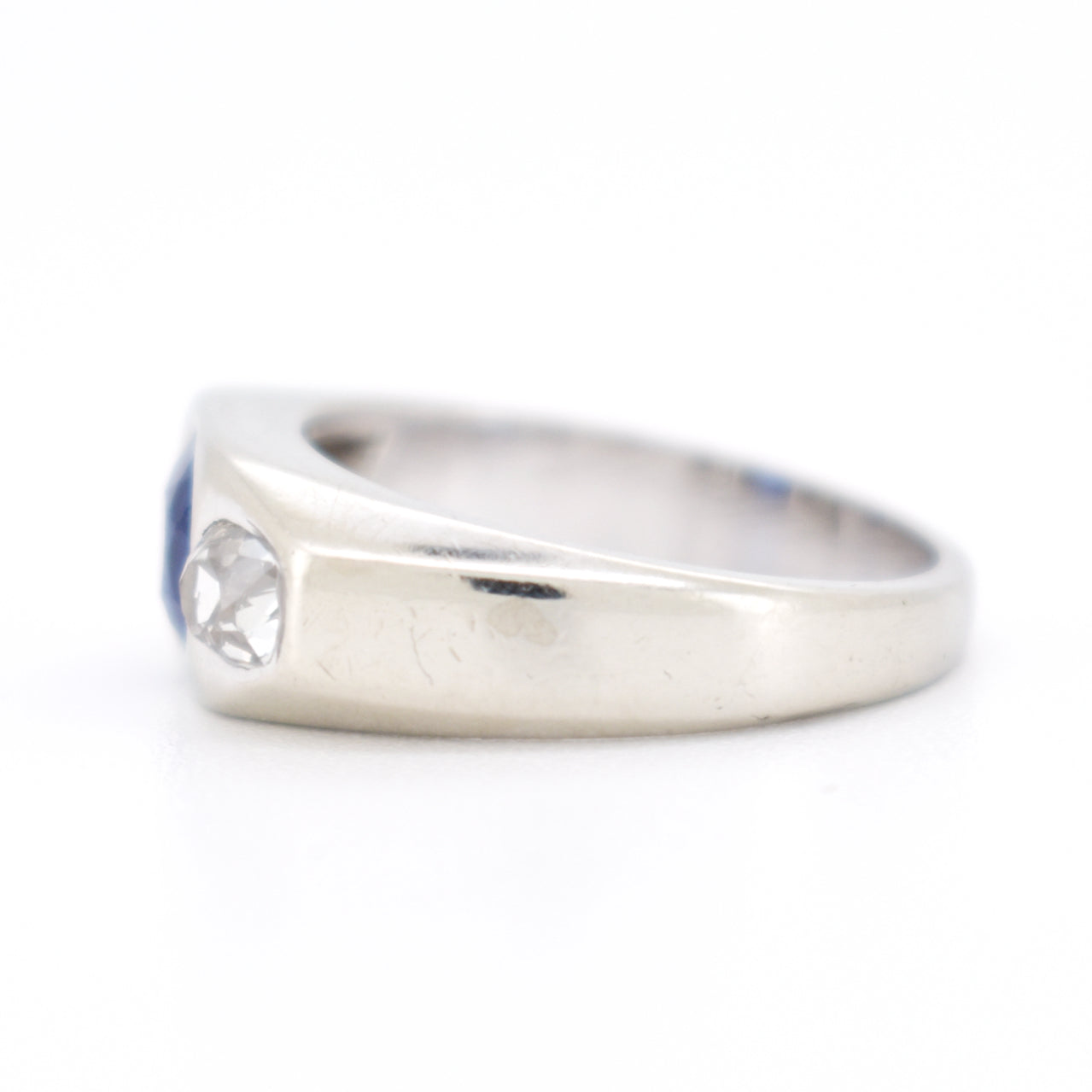 bague saphir diamants cote 5