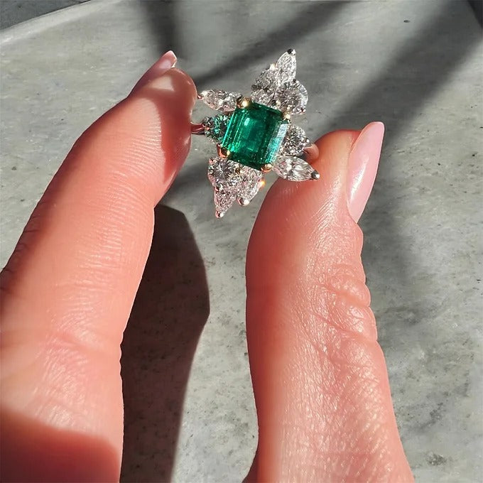 colombie vivid green et diamants 4