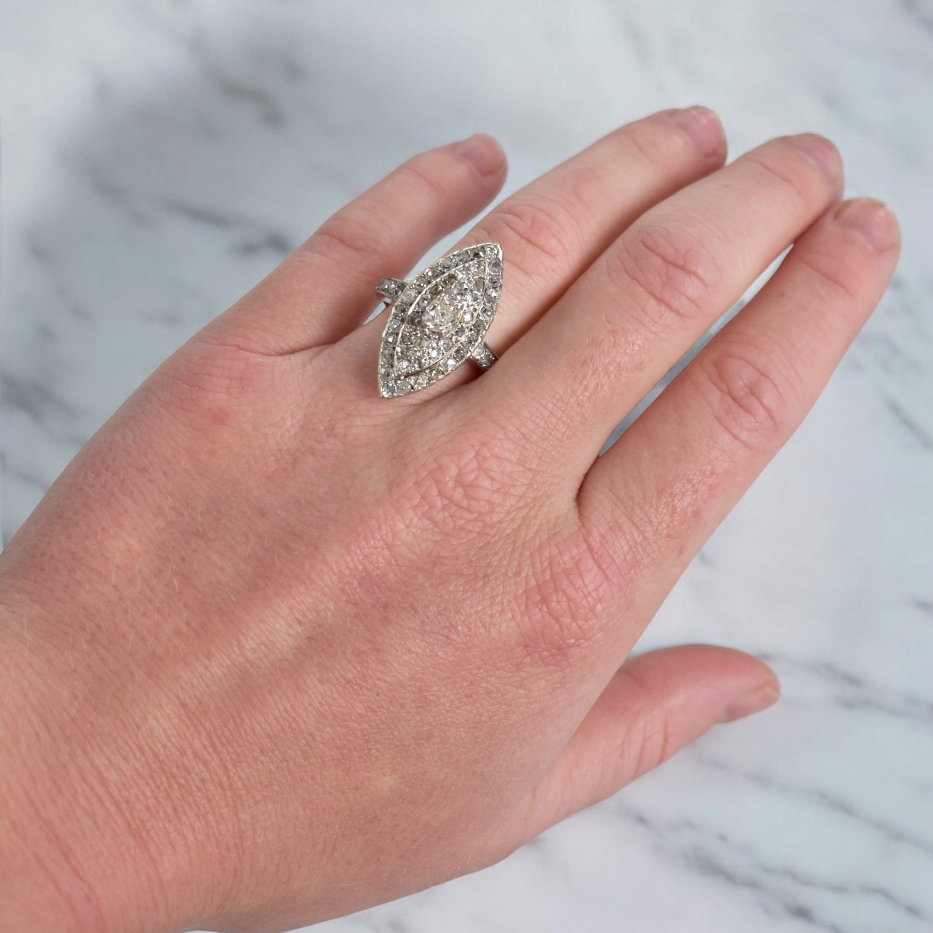 bague marquise diamants 9