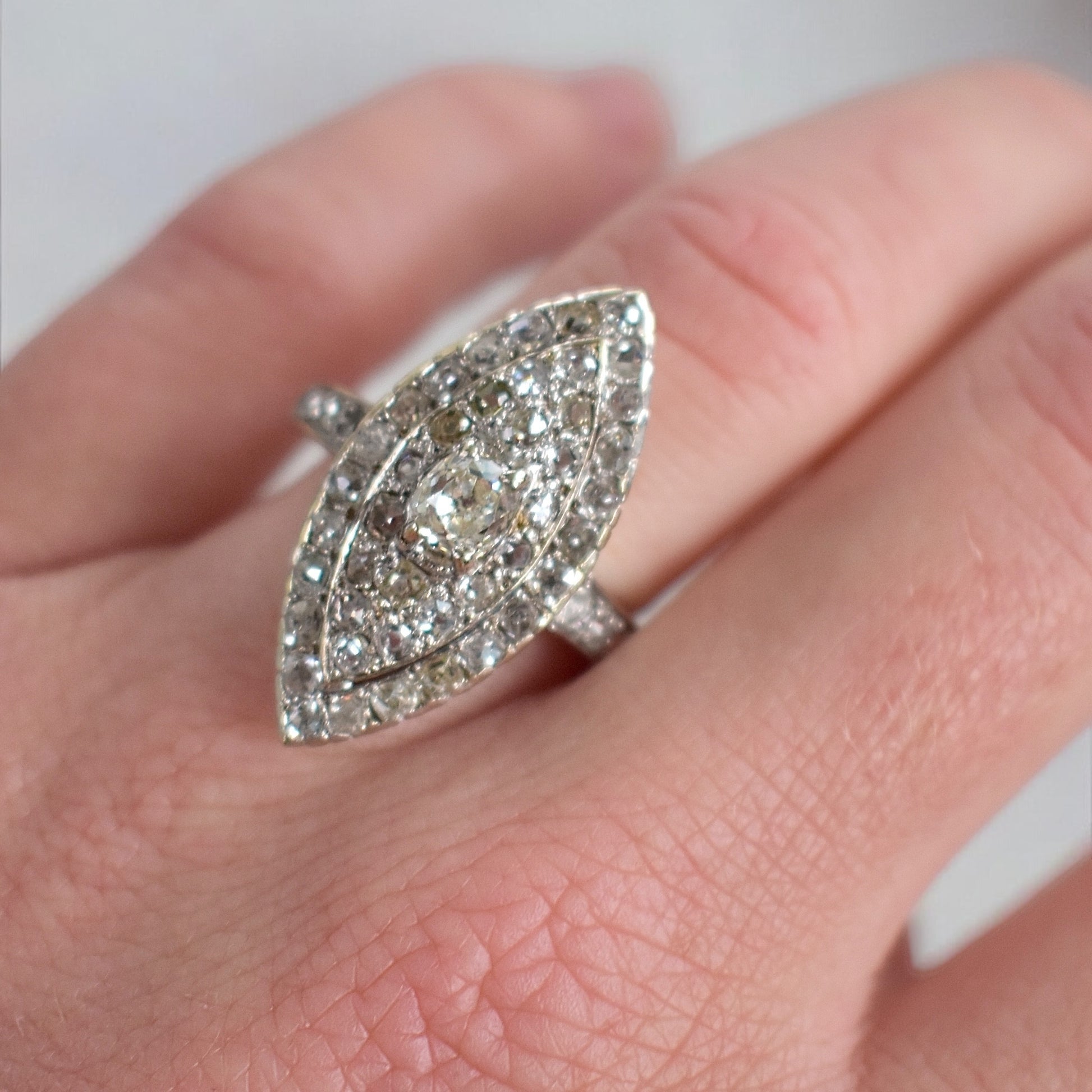 bague marquise diamants 8