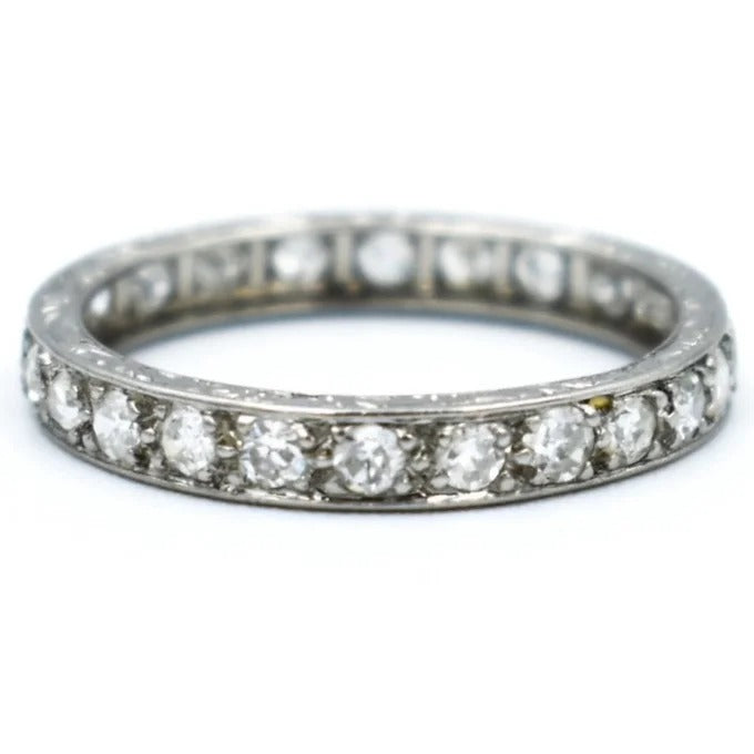 alliance art deco platine diamants