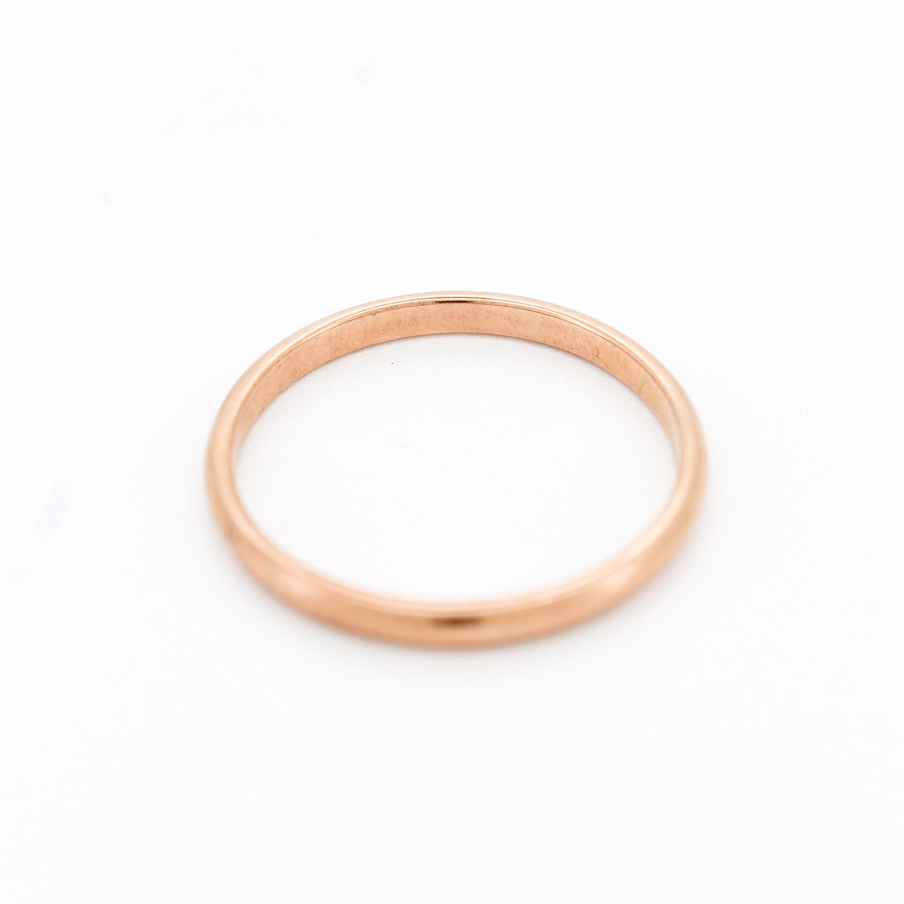 gold wedding ring, top