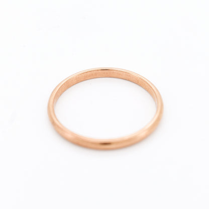 gold wedding ring, top