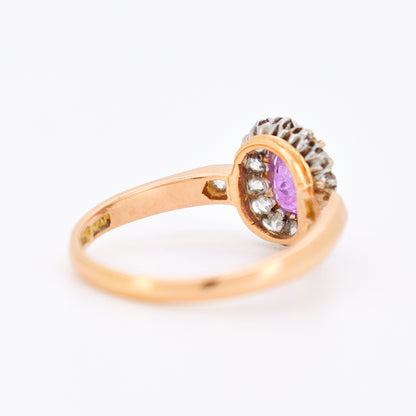 pink sapphire and diamond ring, Belle Epoque (10)