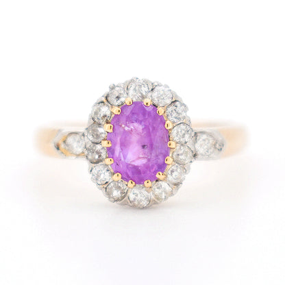 pink sapphire and diamond ring, belle époque (4)