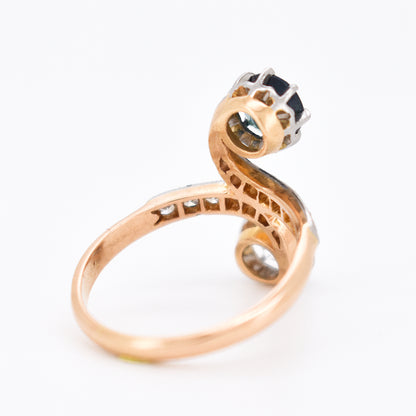 toi et moi diamond and sapphire ring, belle époque (3)