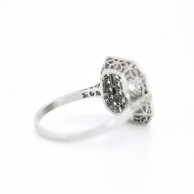 bague de fiançailles art déco diamants 12