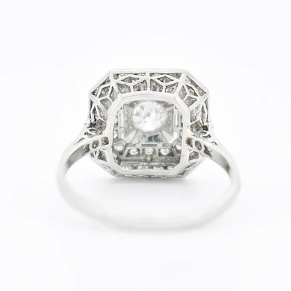 bague de fiançailles art déco diamants 3