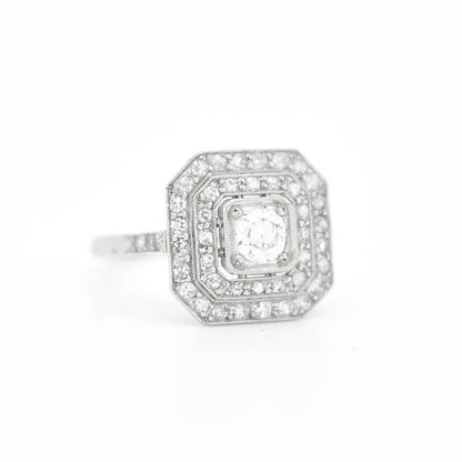 bague de fiançailles art déco diamants 4