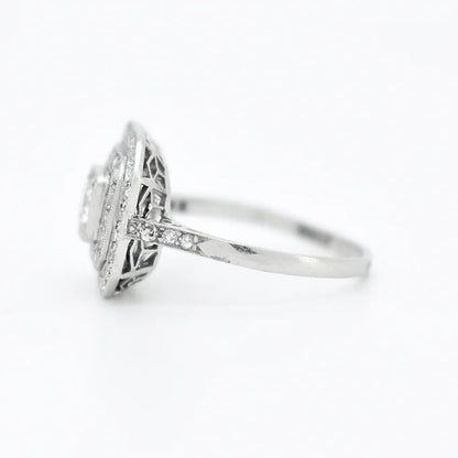 bague de fiançailles art déco diamants 6