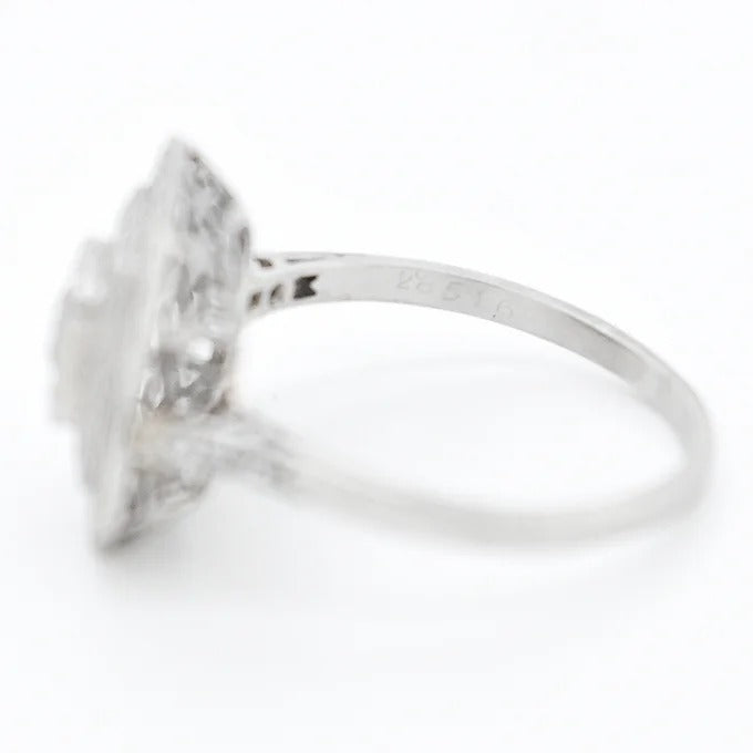 bague de fiançailles art déco diamants 2