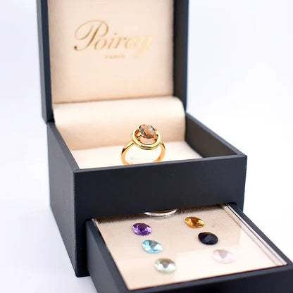 bague poiray ma préference or et pierres interchangeables