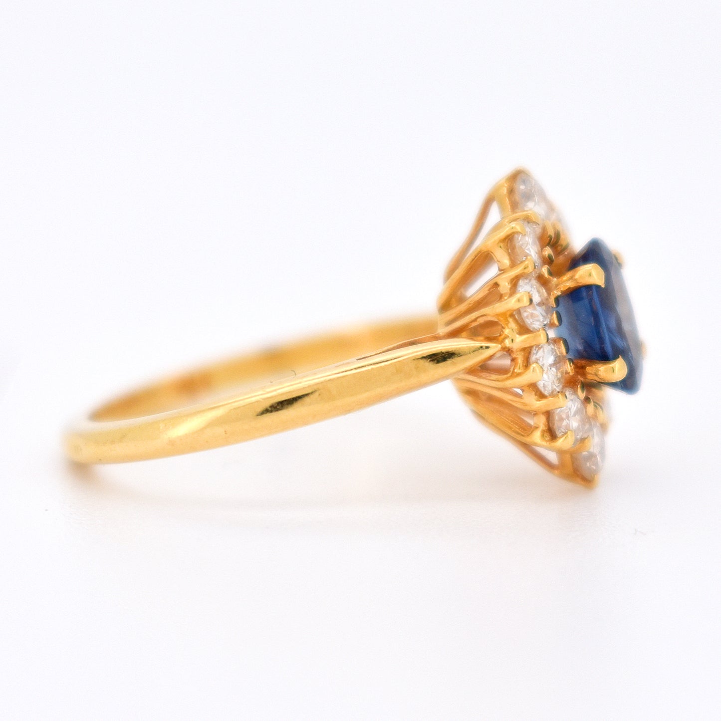 bague vintage saphir diamants (2)
