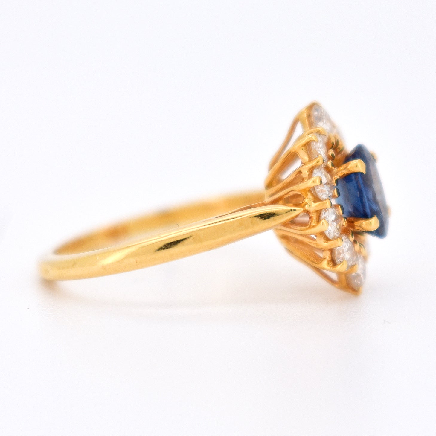 bague vintage saphir diamants (2)