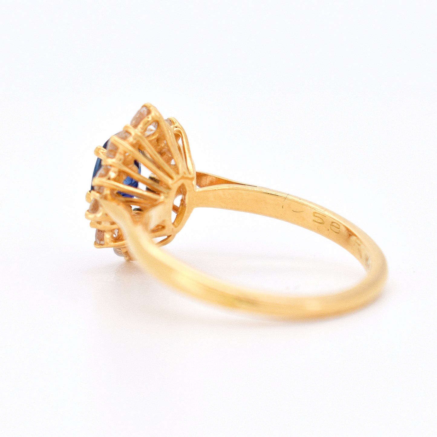 bague vintage saphir diamants (5)