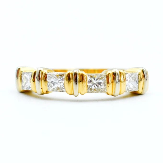 cartier demi alliance or diamants
