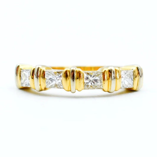 cartier demi alliance or diamants